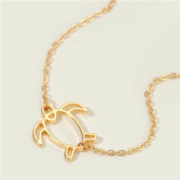 Bracelet 14K Gold Plated Dainty Chain Simple Jewelry Cute Handmade Minimalist - Picture 13 of 14